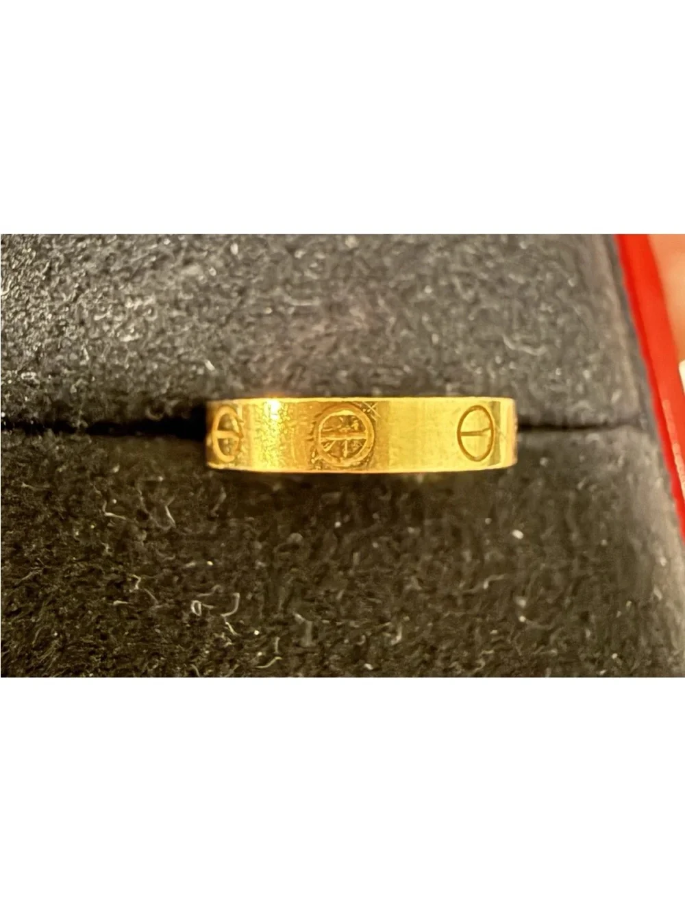 Cartier Gold Love Ring with Screw Motif.  Authentic - Picture 2 of 4
